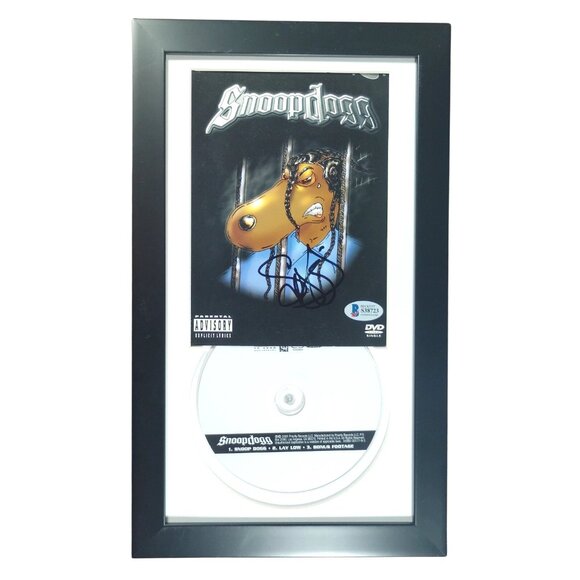 Snoop Dogg Signed Lay Low Music Video Framed DVD Cover Beckett BAS Autographed